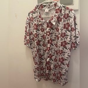 Fordham University Hawaiian XL Unisex Button Up